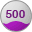 Geo Award Geocoin - 500 Finds Icon 32 Pixel