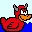 Devil Duck Icon